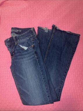 American Eagle Outfitters Women's Artist Blue Bootcut Jeans